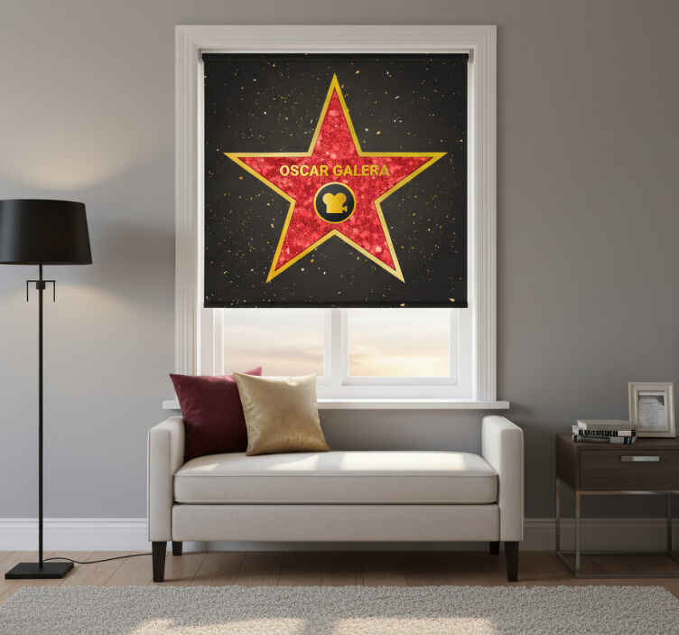 Roleta do izby s prispôsobiteľným hollywoodskym akcentom - Tenstickers