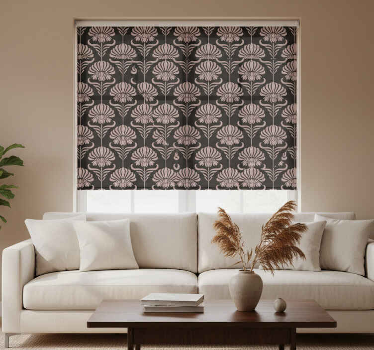 Store à enrouleur vintage motifs art nouveau - TenStickers