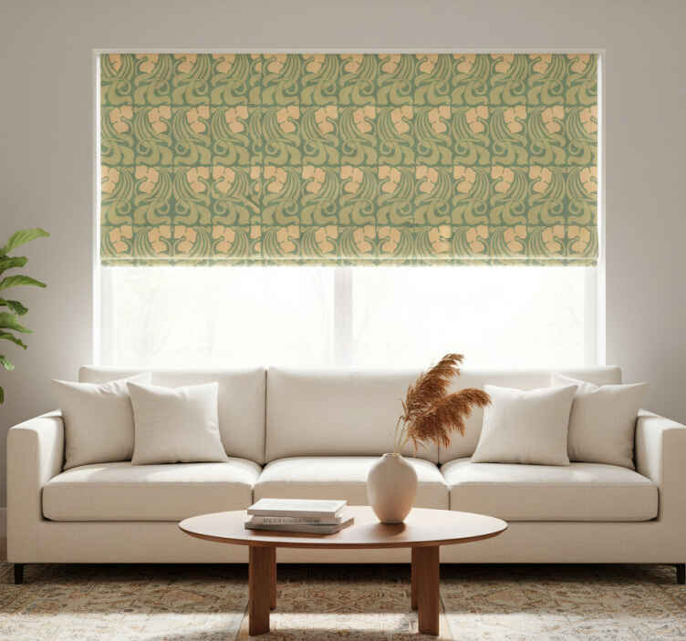 Rollo fenster vintage im modernen stil muster - TenStickers