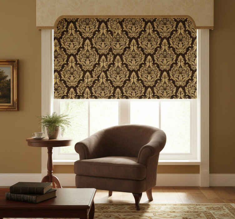 Rollo fenster vintage im klassischen viktorianischen stil - TenStickers