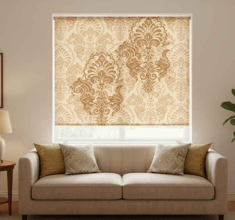 Rollo fenster vintage mit warmen, verblassten farben - TenStickers