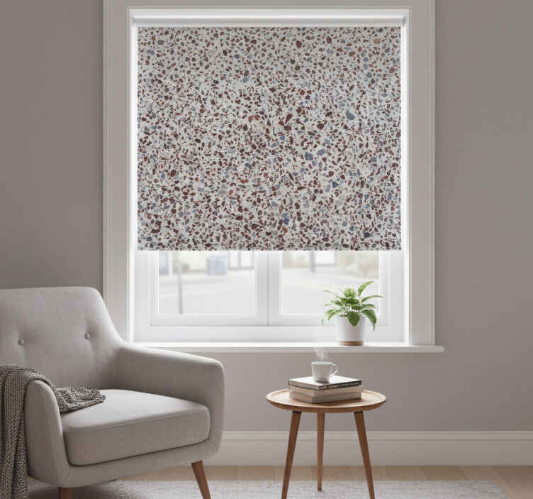 Roletai pilka terrazzo spalvos - „Tenstickers“