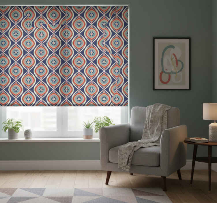 Blind bedroom tile effect 70 design - TenStickers