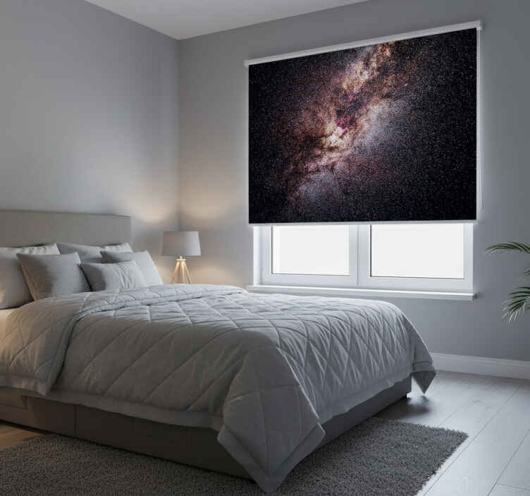 Rollo fenster schlafzimmer Ästhetischer himmel mit sternen - TenStickers