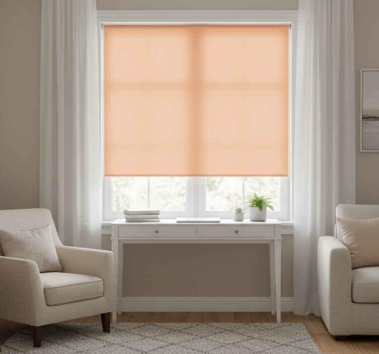 Living room blind peach fuzz texture - TenStickers
