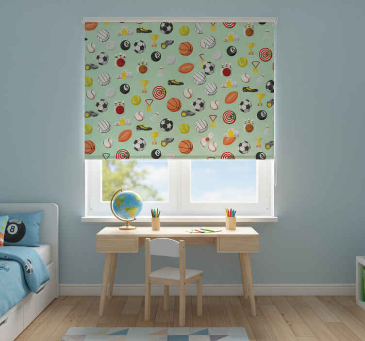 Children room roller blind for kids' playtime - TenStickers