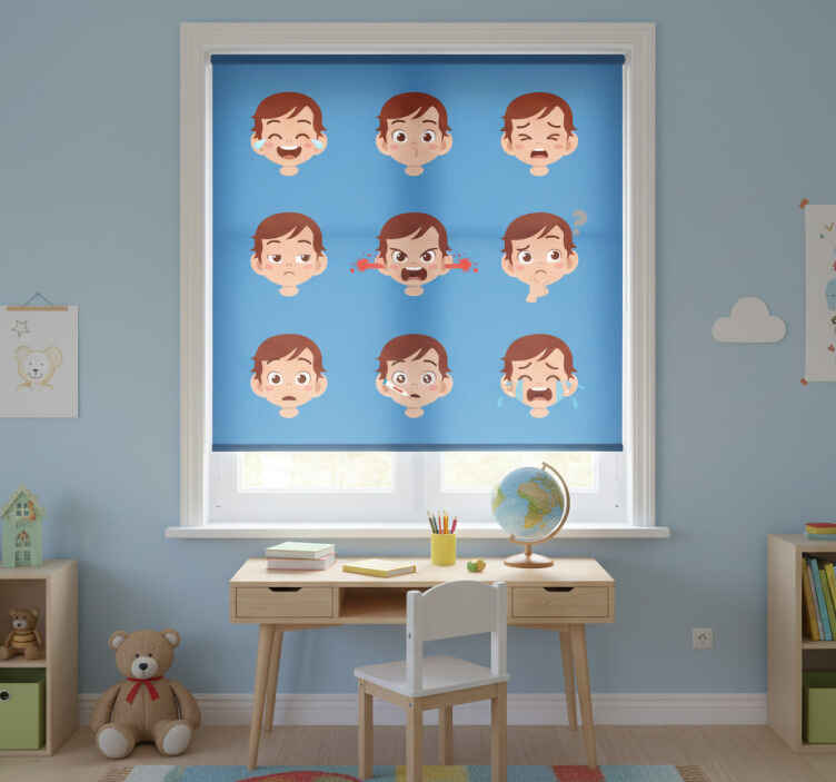 Children's joyful room roller blind - TenStickers