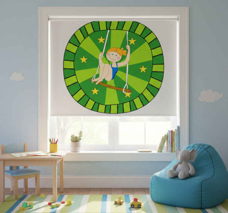Kids roller blind berta in the circus - TenStickers