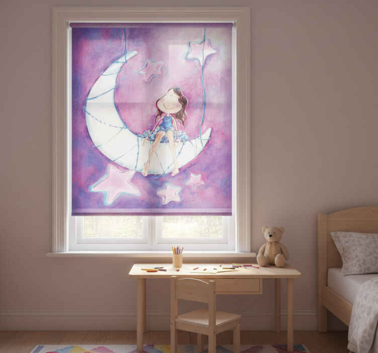Estor enrollable infantil luna lol malone - TenVinilo