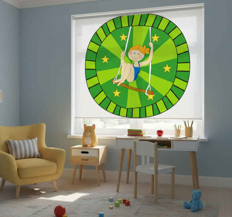 Estor enrollable infantil berta en el circo - TenVinilo