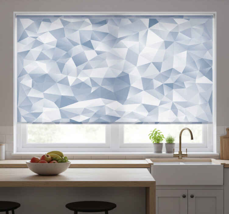 Toile fenêtre cuisine formes irrégulières - TenStickers