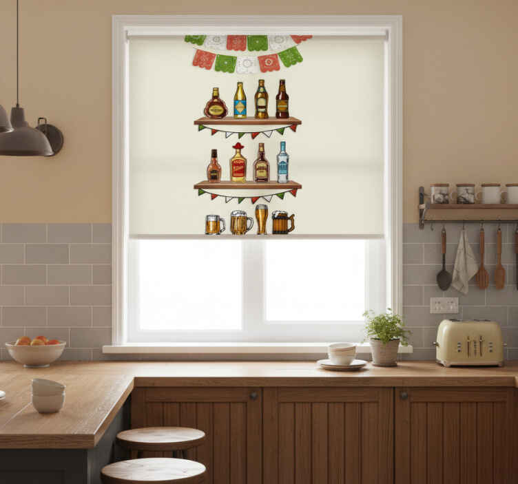 Toile fenêtre cuisine décorative tequila - TenStickers
