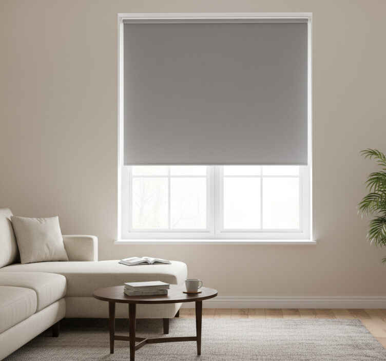 Toile fenêtre gris clair pour décoration intérieure - TenStickers