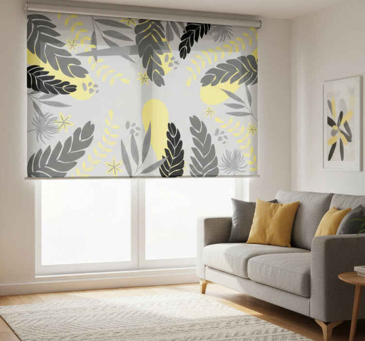 Grey blind in pantone plant colors - TenStickers