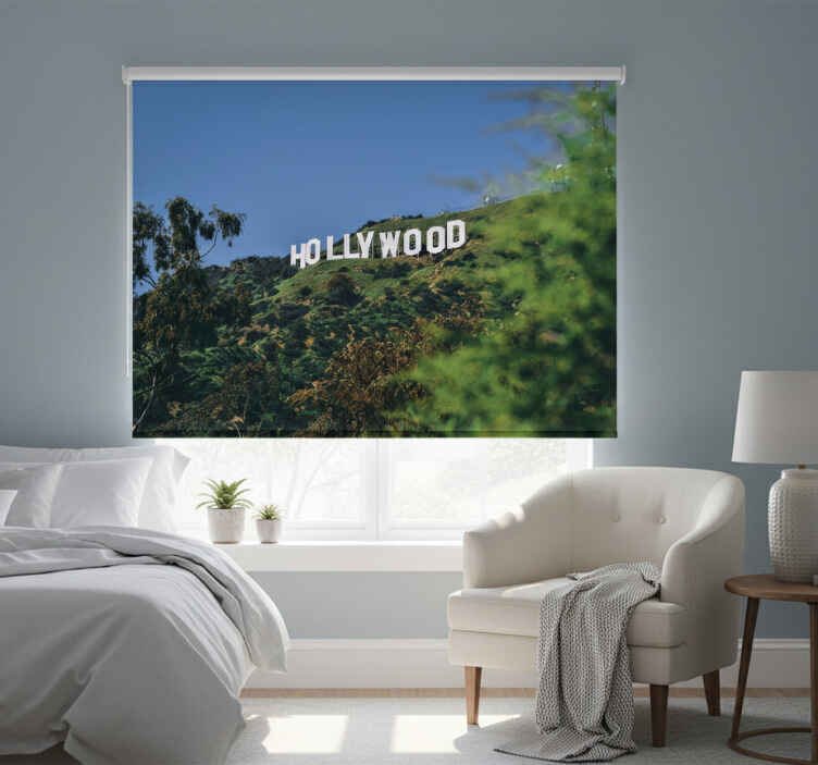 Rulou geam cameră semnul hollywood - TenStickers