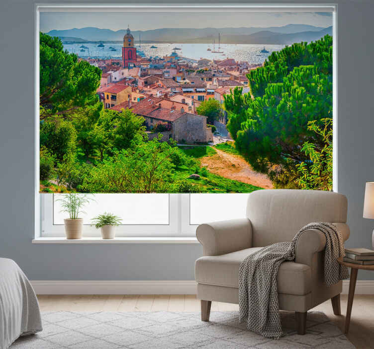 Estor enrollable salón saint-tropez - TenVinilo