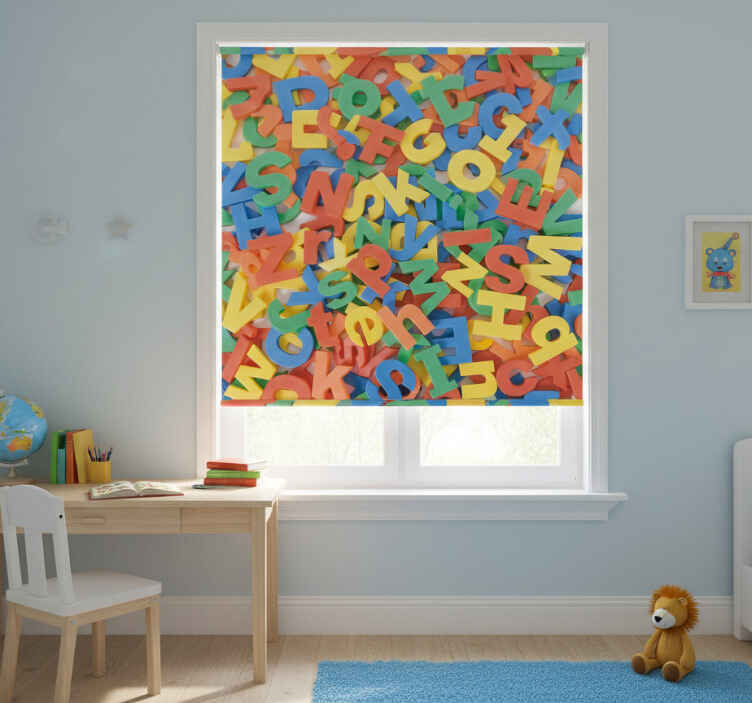 Blind children colorful alphabet play mat - TenStickers