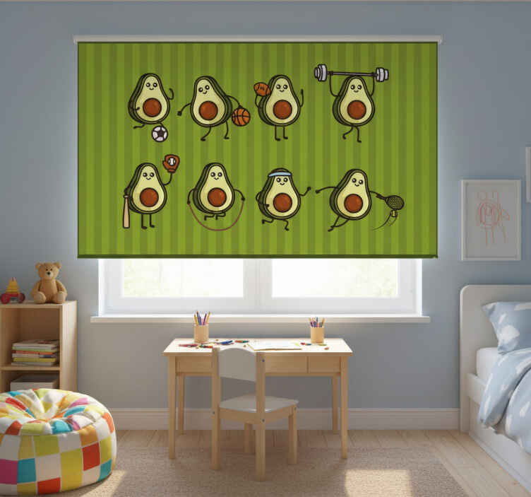 Blind children anime avocados - TenStickers