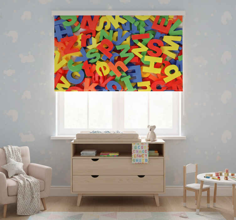 Blind children abc vinyl carpet - TenStickers