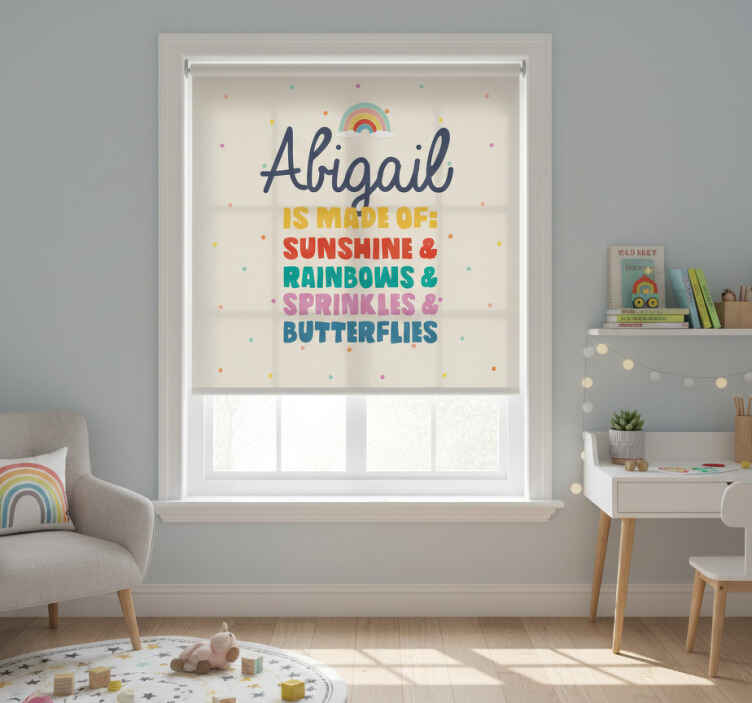 Blind children made of sunshine and rainbows personalized - TenStickers