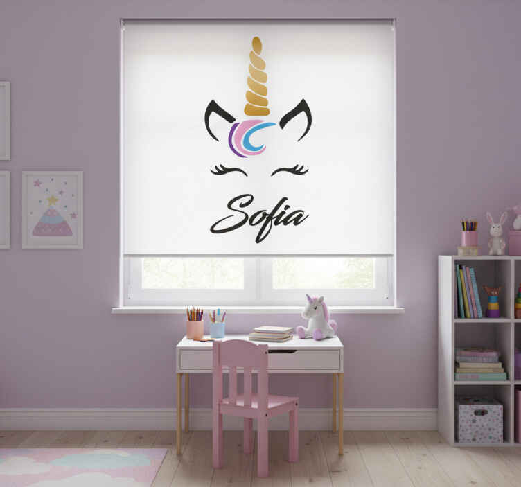 Blind children personalized unicorn - TenStickers