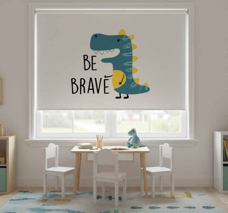 Blind children nordic dinosaur be brave - TenStickers