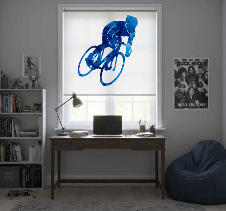 Estor enrollable juvenil bicicleta de ciclismo - TenVinilo