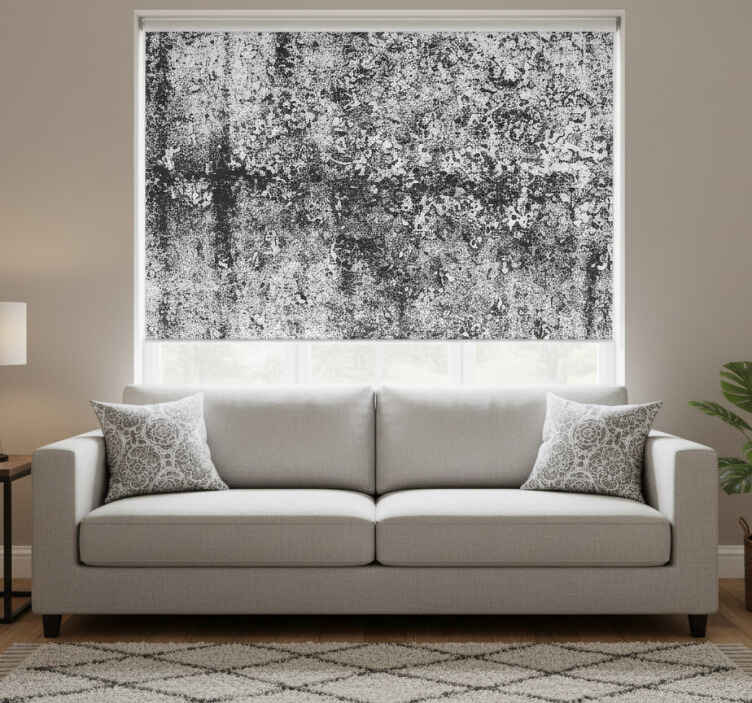 Toile fenêtre gris gris délavé - TenStickers