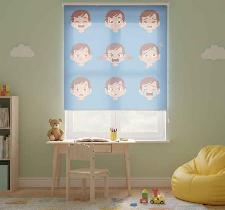 Roletai linksma vaikų emocijos - „Tenstickers“