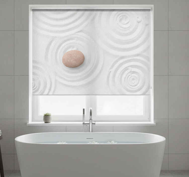 Zen roller blind wallpaper - a grain of sand - TenStickers