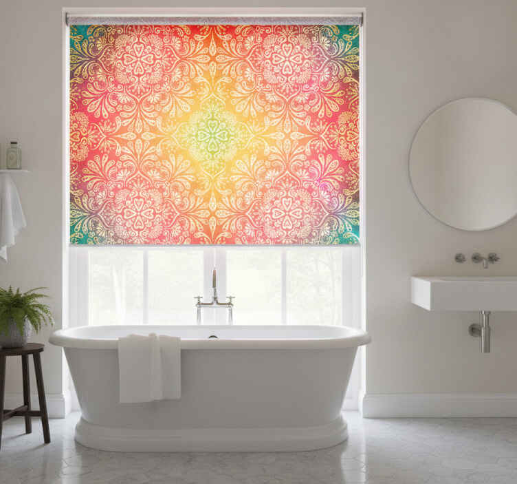 Zen roller blind with elegant gradient design - TenStickers