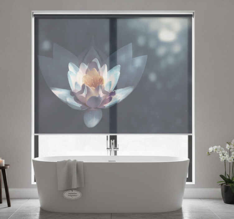 Estor enrollable zen fondo de meditación relajante - TenVinilo