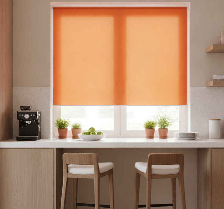 Orange blind in vibrant tangerine color - TenStickers