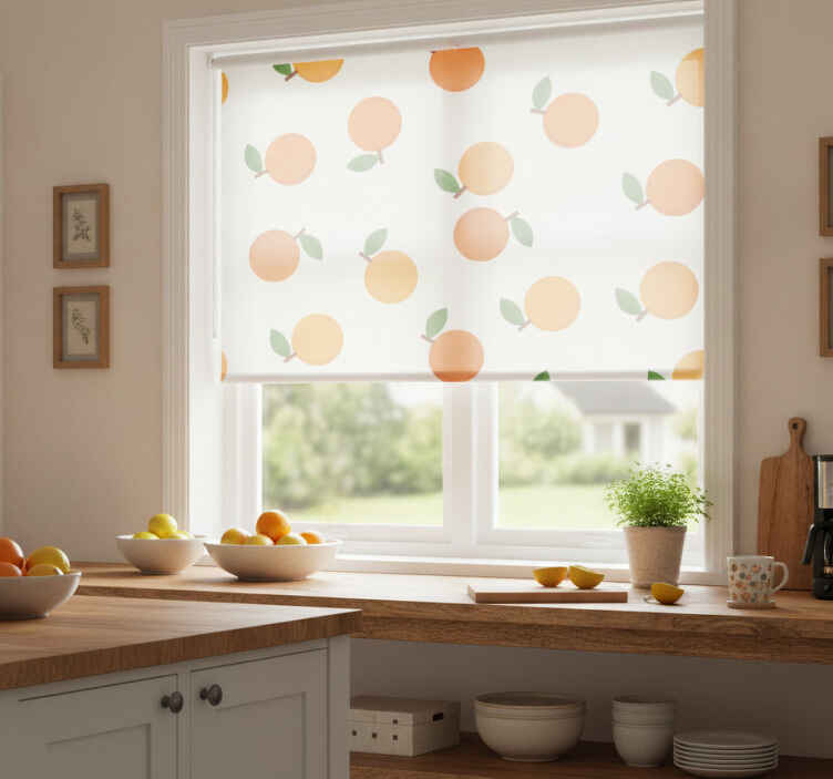 Orange blind elegant oranges - TenStickers