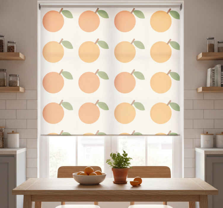 Orange blind elegant orange stickers pack - TenStickers