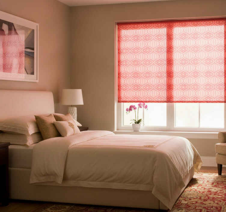 Red blind in oriental style - TenStickers