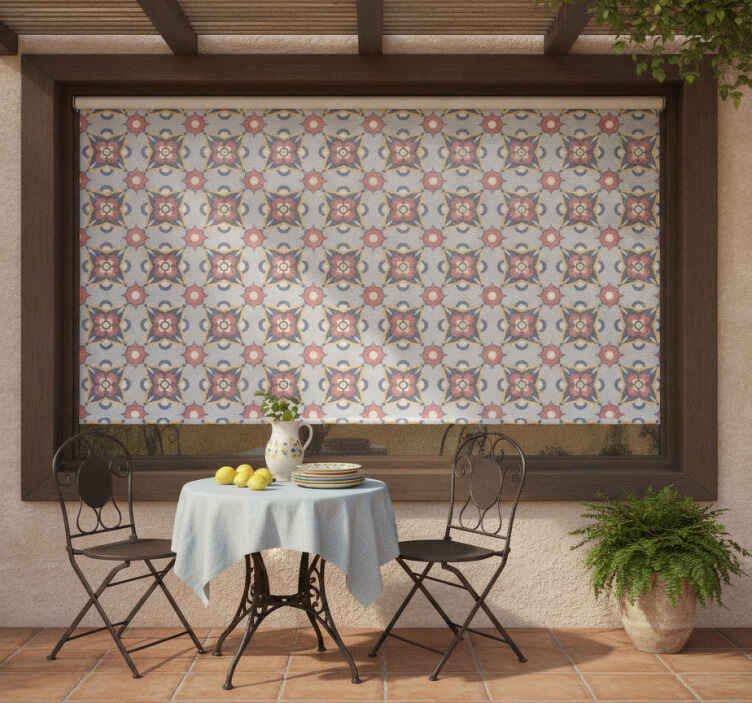 Fenster rollo außen im bunten südstaaten-design - TenStickers