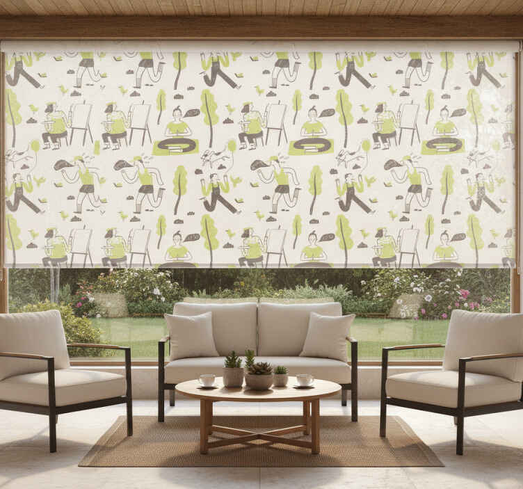 Fenster rollo außen gesundheitsbewusste zeichensets - TenStickers