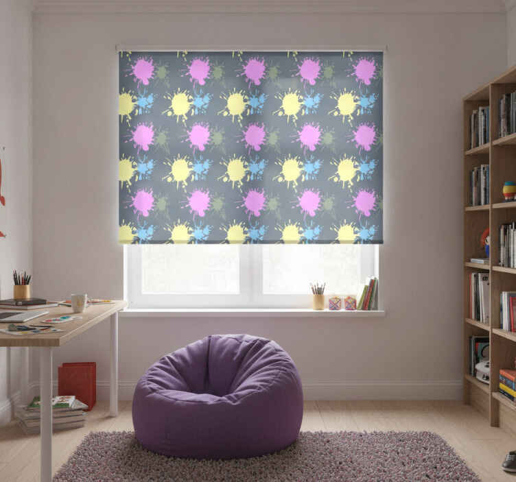 Blind teens colorful wall - TenStickers