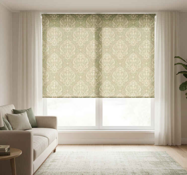 Rollo fenster kaktus klassische blumen tapete - TenStickers