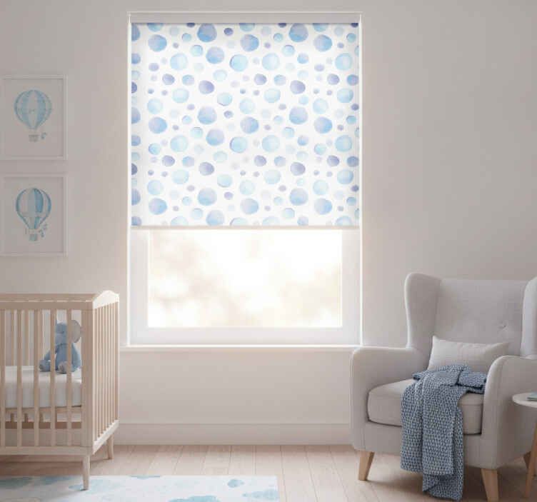 Rullegardin baby fargerike bobler - Tenstickers