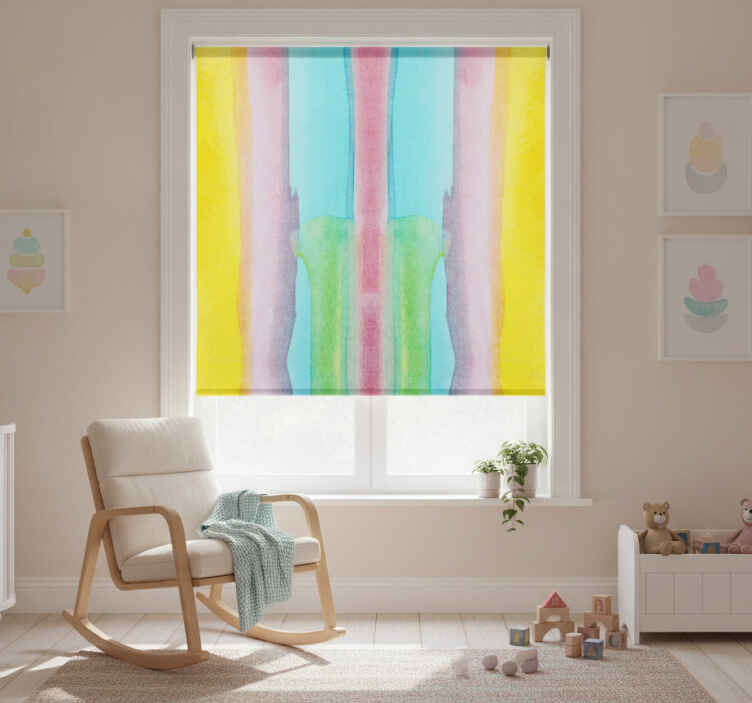 Roleta pre bábätko s multicolor pozadím - Tenstickers