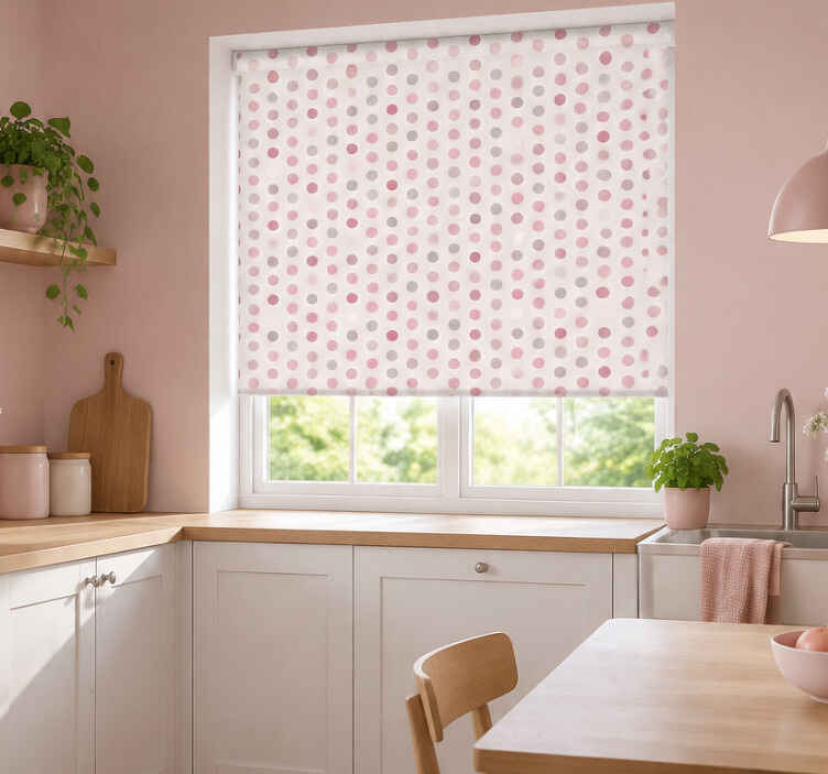 Blind pink small polka dots pattern - TenStickers