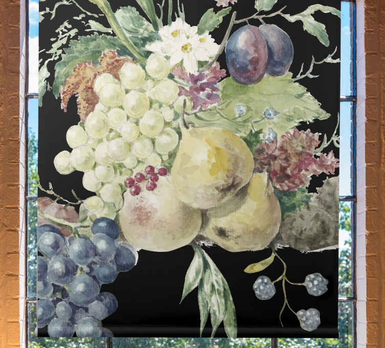 Estore de rolo frutas e verduras exposição da colheita - TenStickers