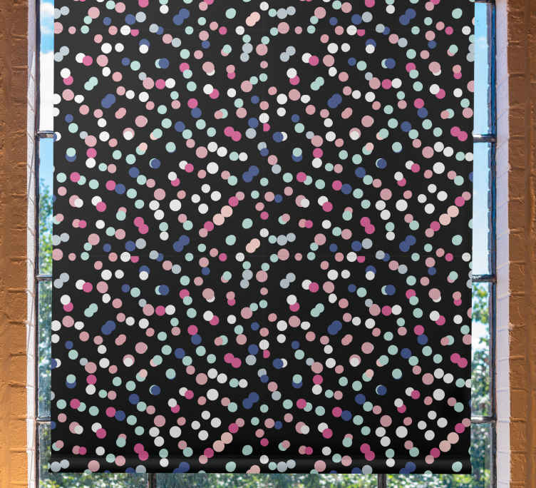 Dark design of dots Texture and pattern blind - TenStickers