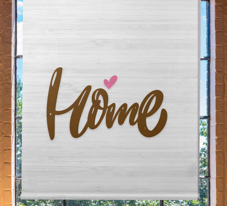 Stores avec phrases Maison sur bois - TenStickers