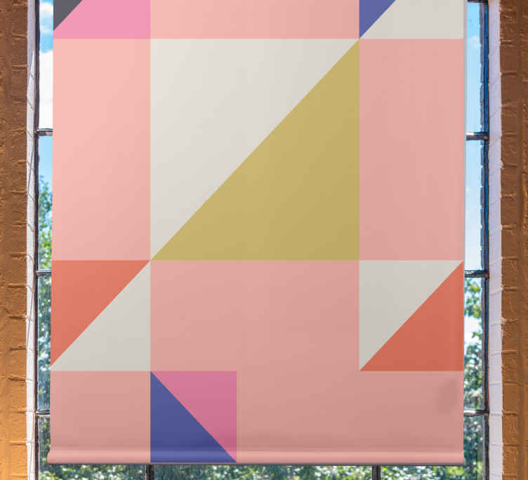 Umetniško geometrijski vzorec slikanje na rolo - TenStickers