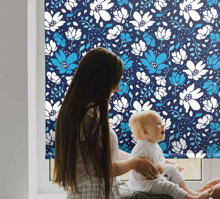 Rolo zavjese cvijeće i biljke stil cvjetne teme - TenStickers