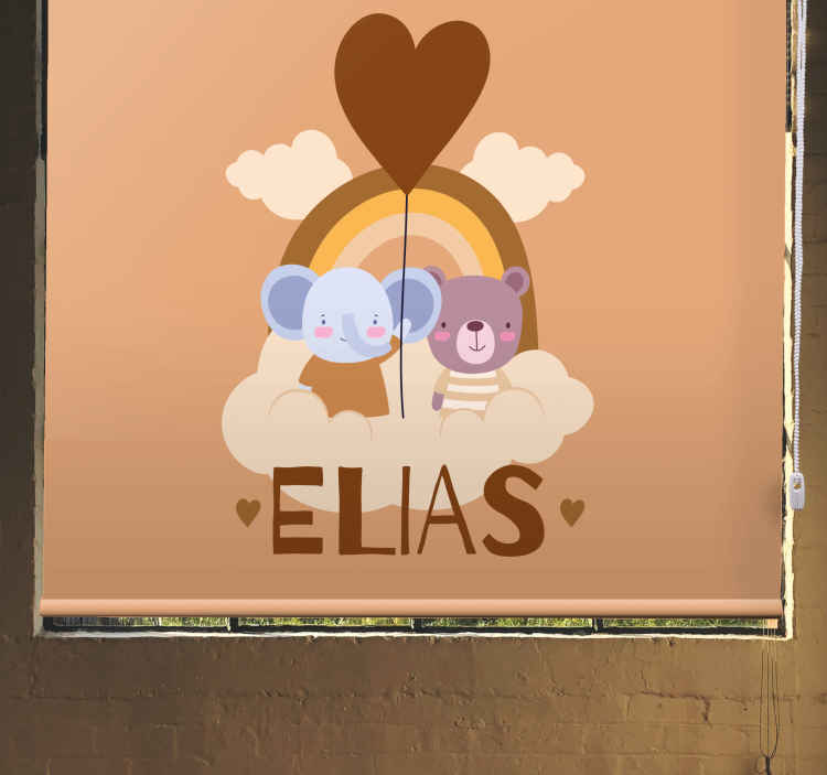 Koala Bear Friends customised roller blind - TenStickers