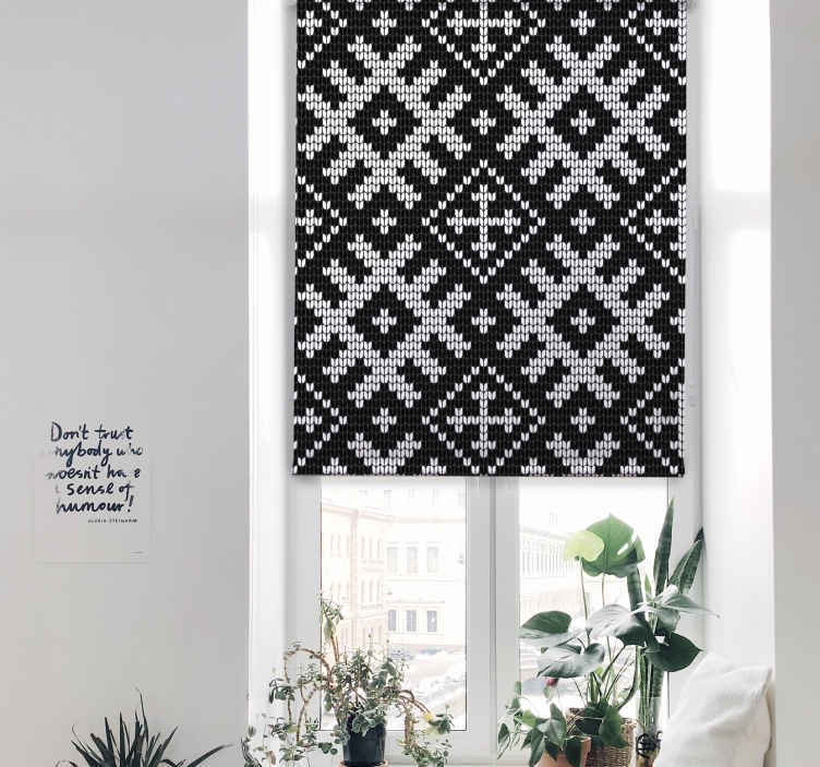 Rulou geam modern meșteșug cu model geometric - TenStickers